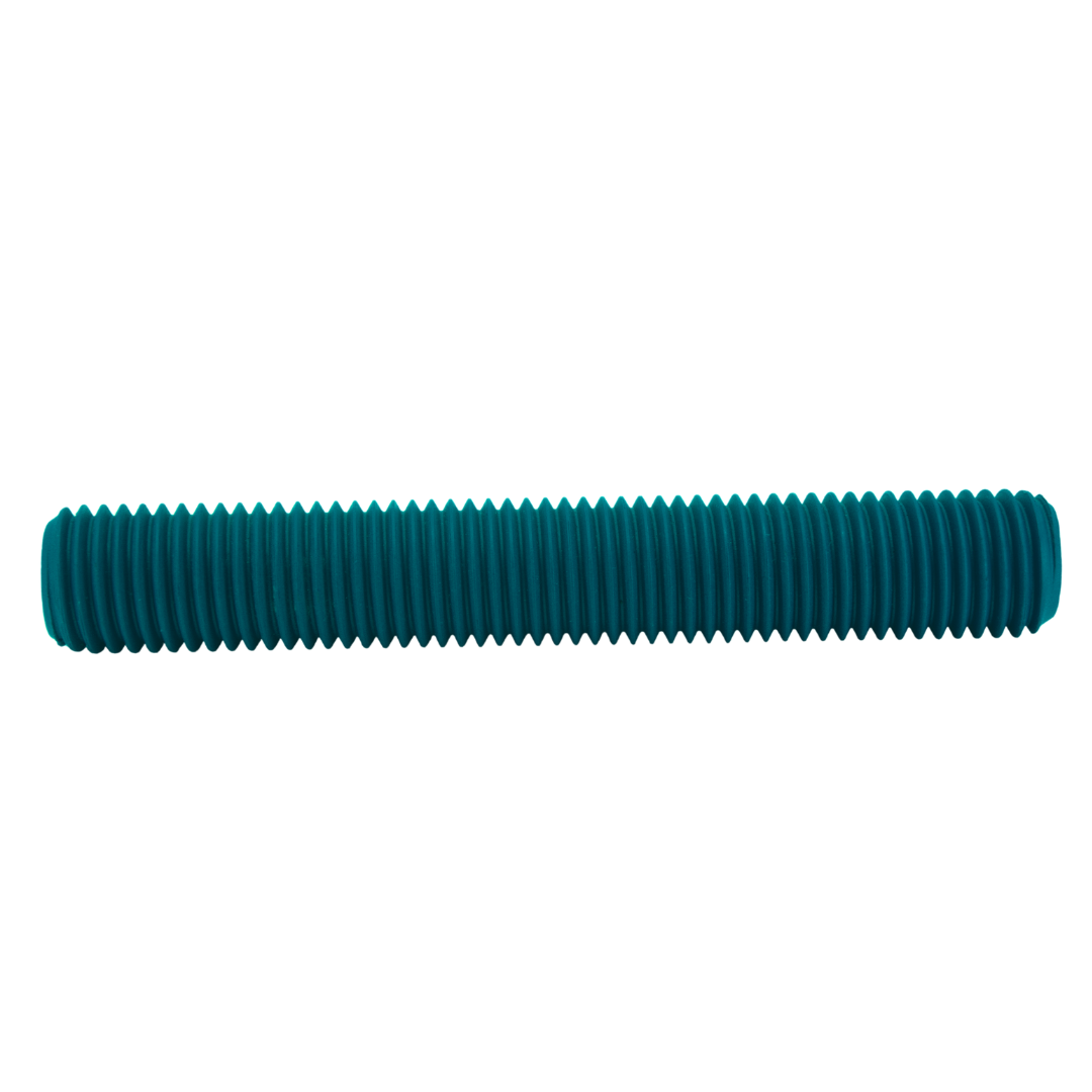 ASTM A193 B7 Fully Threaded Stud, Steel,  PTFE Green Coated, 5" Length (FTF), 5/8"-11 Thread Size