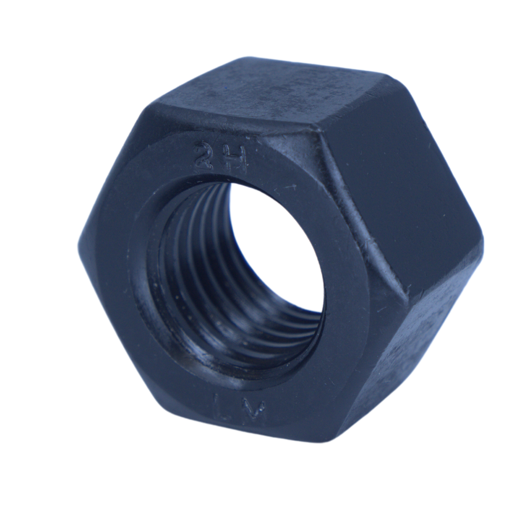 Heavy Hex Nut, Steel, ASTM A194 Grade 2H, 1-8 Thread Size