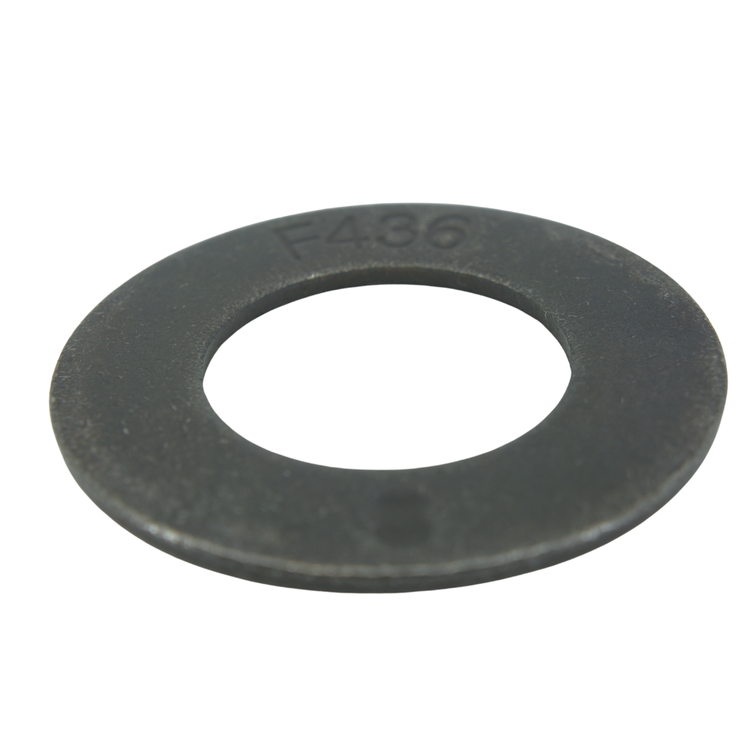 Structural Flat Washer, Steel, ASTM F436 Type 1, for 1  1/8" screw size