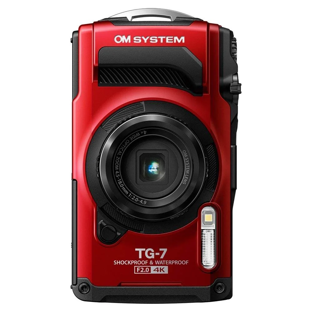 OM System Tough TG-7 Compact Action Camera Red