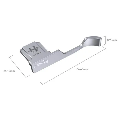 SmallRig Thumb Grip for Fujifilm X100VI / X100V Silver 4566