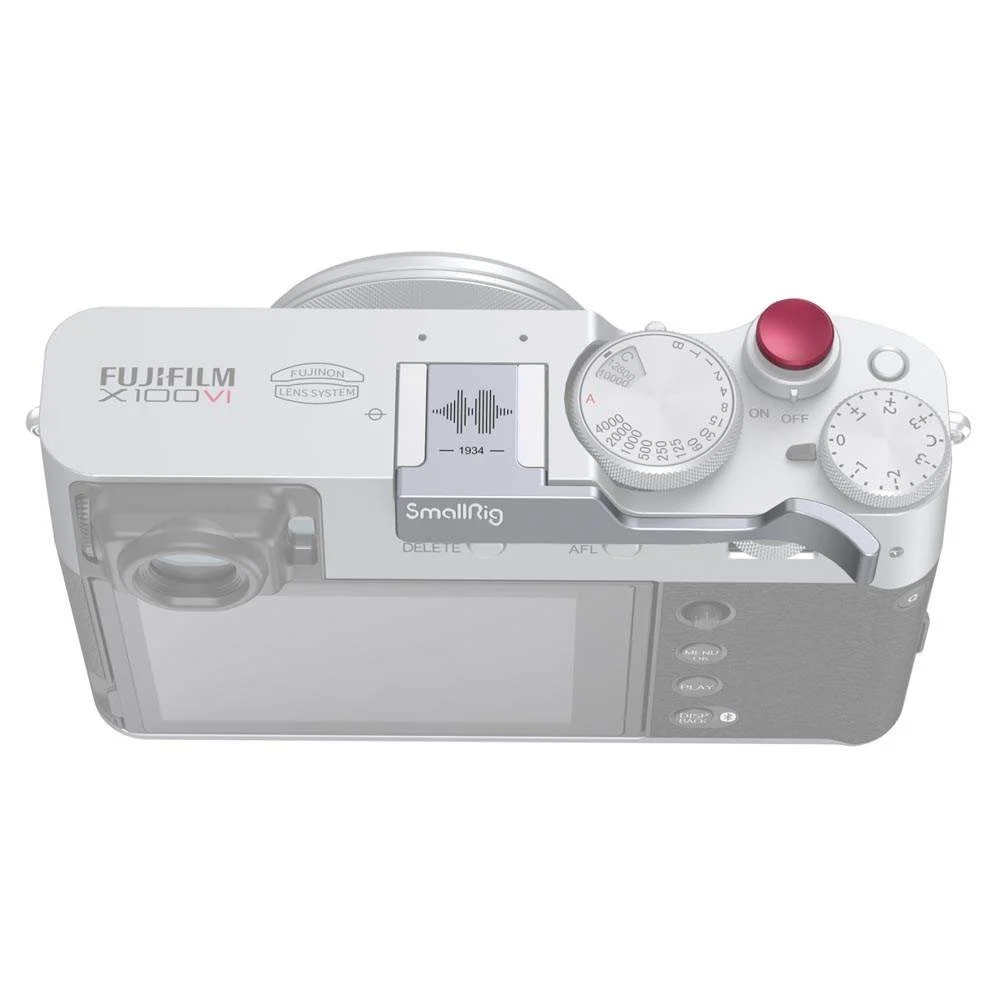 SmallRig Thumb Grip for Fujifilm X100VI / X100V Silver 4566