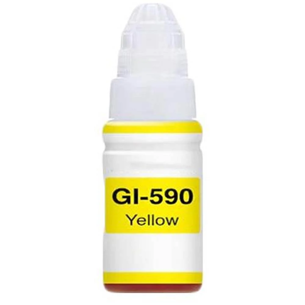 Canon GI-590 (70ml) Yellow Ink Tank Refill for PIXMA G1500/G2500/G3500 Printers