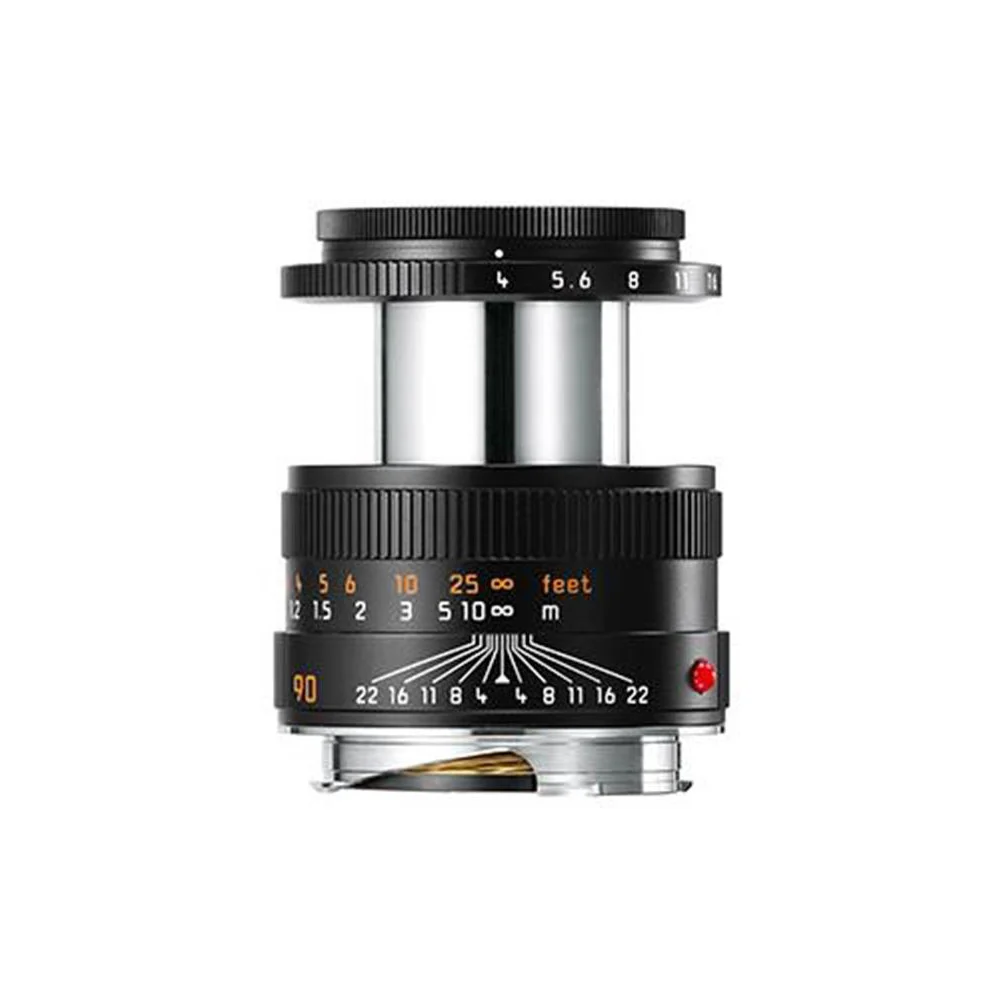 Leica Macro Elmar M 90mm f/4 Lens Black Anodised